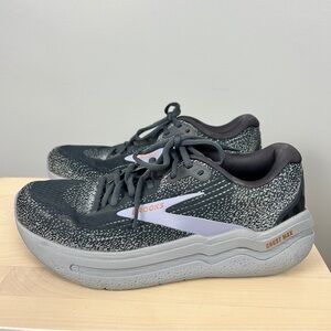 BROOKS Ghost Max 2 Running Shoes Women's 9 Grey Purple Sport Active Gym